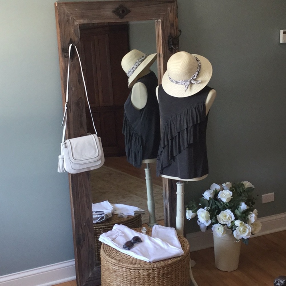 J.Crew Drapey Ruffle Tank Top - Picture 3 of 5